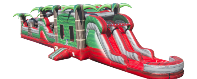 5-1 / 63 Ft Ruby Crush Obstacle Course Wet 63x14 5-1 / 63 Ft Ruby Crush Obstacle Course Wet 63x14
